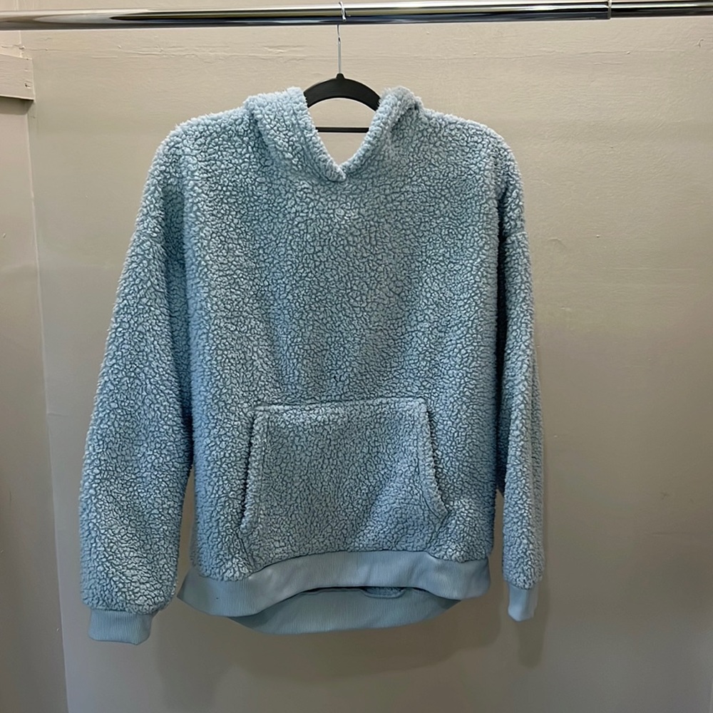 American eagle Sherpa hoodie. Like new. Size large